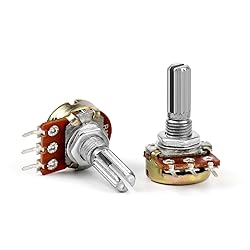 ELCOKITEX 8Pcs 1K Linear Taper Rotary Potentiometer