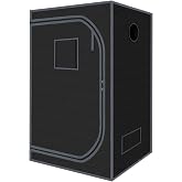4x4 Grow Tent 48"x48"x78" 600D Mylar Hydroponic Growing Tents for Plant | Observation Window, 100% Reflective Mylar Interior,Heavy-Duty Zippers,Sturdy Frame,Removable Floor Tray for Plants