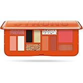 Pupa Milano Make-Up Palette M, 004 Orange, 0.42 oz - Eyeshadow Palette with Matte, Shimmer, Metallic Finishes - Highly Pigmented Eyeshadow, Blush Palette - 11 Blendable Eye Makeup Shades - Talc-Free