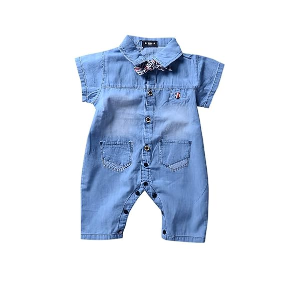 denim jumpsuit for baby boy