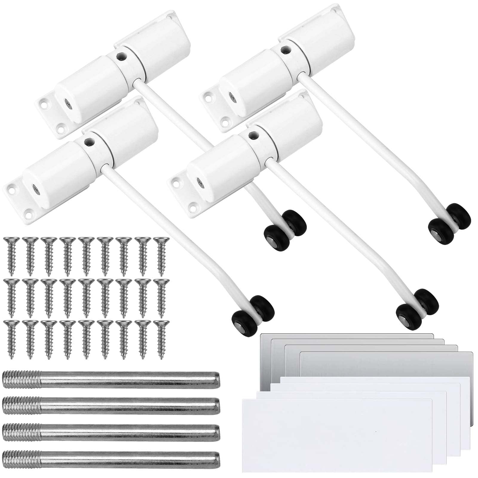 Photo 1 of TAICHEUT 4 Pack White Door Closer - Automatic Self-Closing Door Slower, Adjustable Residential and Commercial Use, Easy to Install