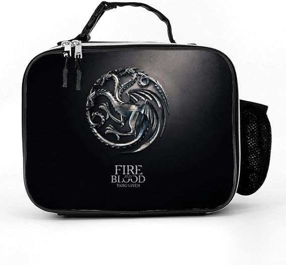 Mr Zhou Game Thrones Lunch Box Bag for Men Women, Lunch