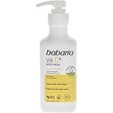 Babaria Vitamin C Body Milk - Body Lotion for Women - Boosts Collagen Production - Moisturizes - Body Cream for All Skin Types - 16.9 oz