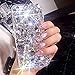 iPhone 8 Case, iPhone 7 Case, OwMell Luxury Handmade Crystal Rhinestone Bling Full Diamond Glitter Case Cover for iPhone 7/ iPhone 8 4.7