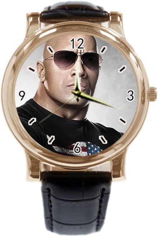 Dwayne Johnson Custom Image adult men or women Leather