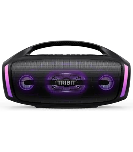 Caixa de Som Tribit StormBox Blast 2 Portátil Preta, Som Imersivo