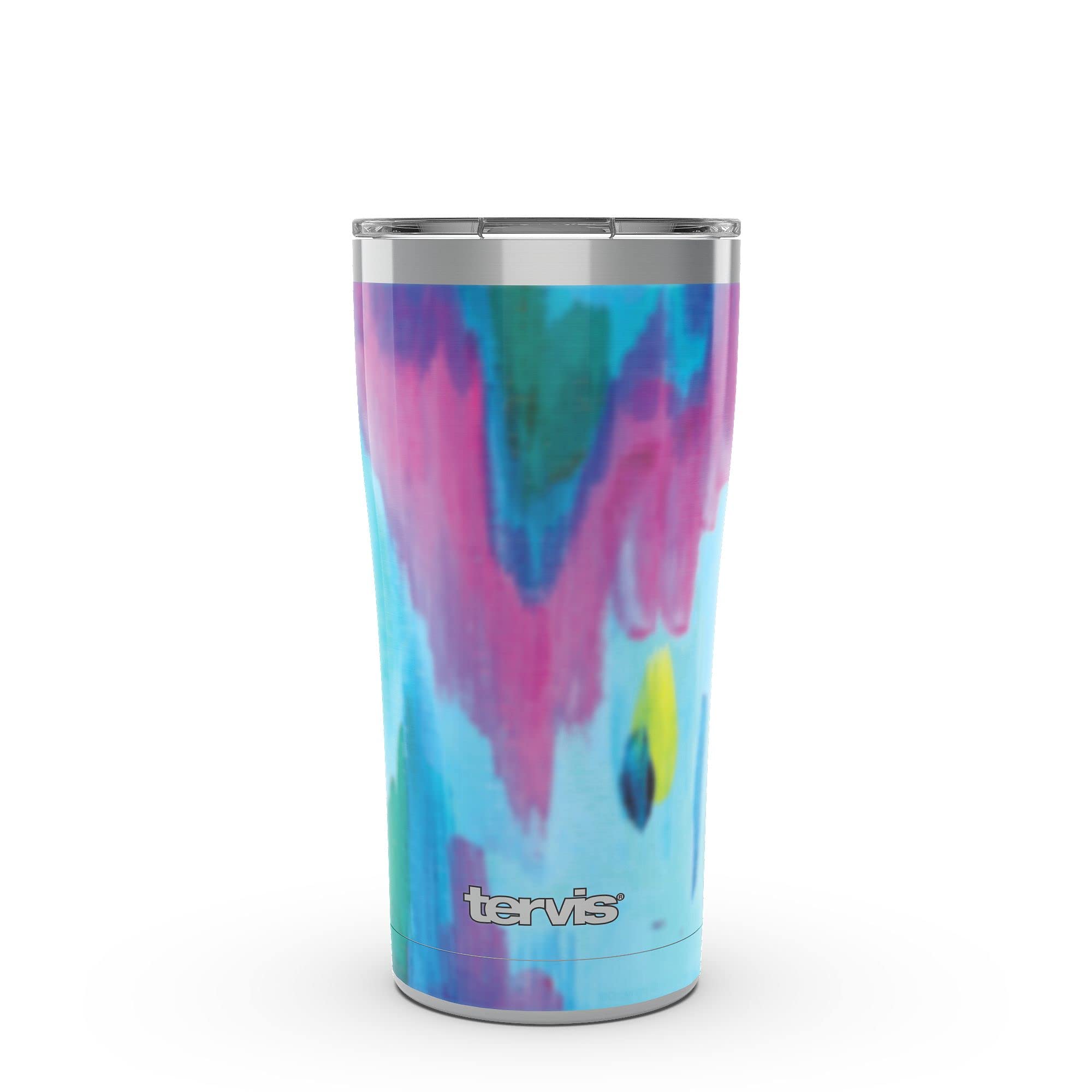Tervis Etta Vee Ikat Triple Walled Insulated Tumbler Travel Cup Keeps Drinks Cold & Hot, 20oz Legacy, Stainless Steel