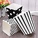 NUOLUX 48pcs Gift Bag Candy Cartons Black Popcorn Boxes Popcorn Bowls Movie Night Football Decor Gadgets for White Decorations Snack Container Popcorn Buckets Disposable Party Bag