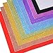 Outus Self Adhesive Glitter Vinyl Sticker Metallic Gemstone Sign Art Sheets, A4, 10 Pieces