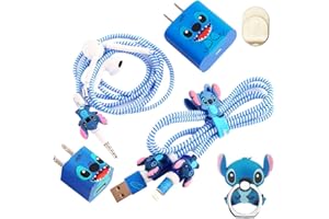 ZOSTLAND DIY Animal Cartoon Cable Protector 18W 20W USB Charger Saver Charging Data Earphone Line Bite Organizor Compatible with All iPhone 11 12 13 14 Pro Max Mini etc USB Wire