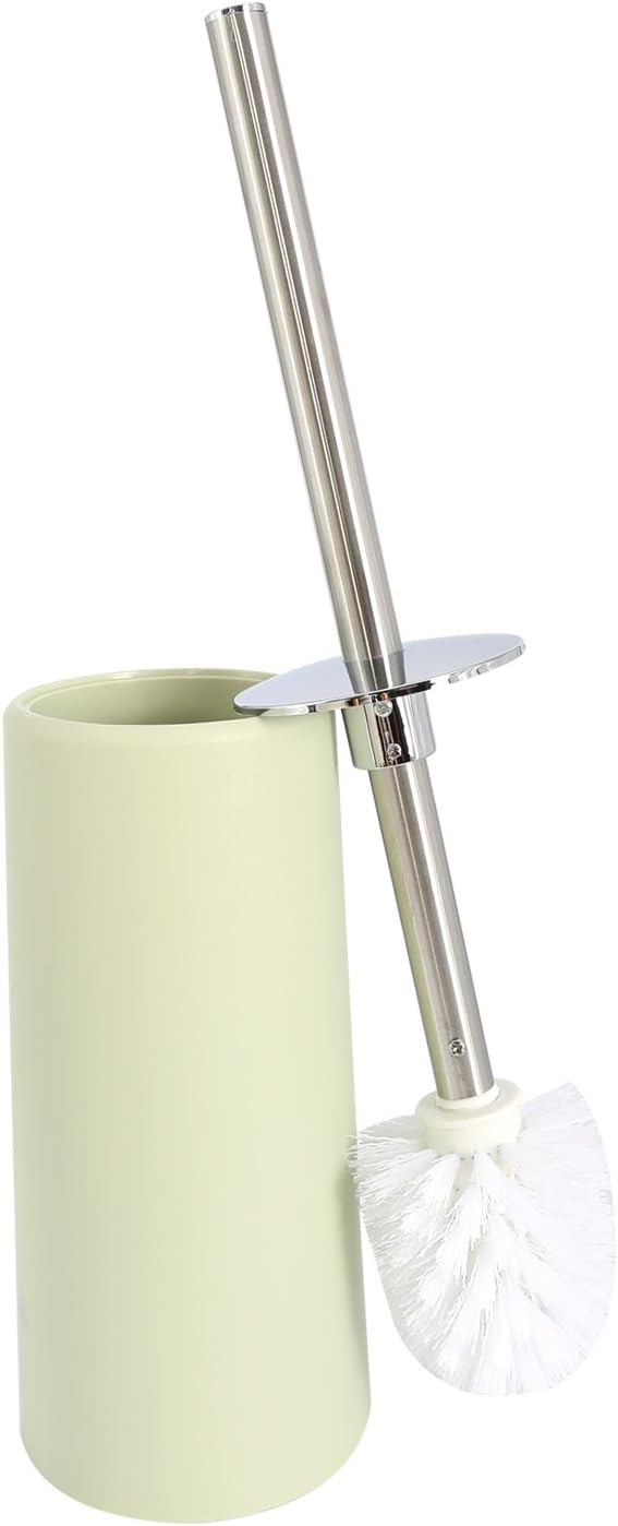 NATIONALMASTER Toilet Brush, Toilet Brush, Bathroom Toilet Brush with Holder - Light Green