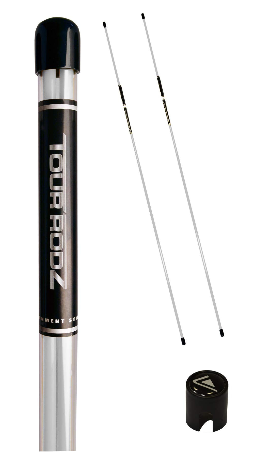 Longridge Golf Practice Aid Tour Rodz Alignment Sticks White