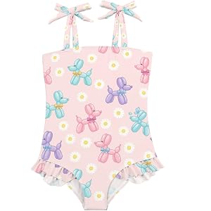 Emelivor Girls Toddler Swimwear Bathing Suit Clothes for 18M-6Y Girl Beach