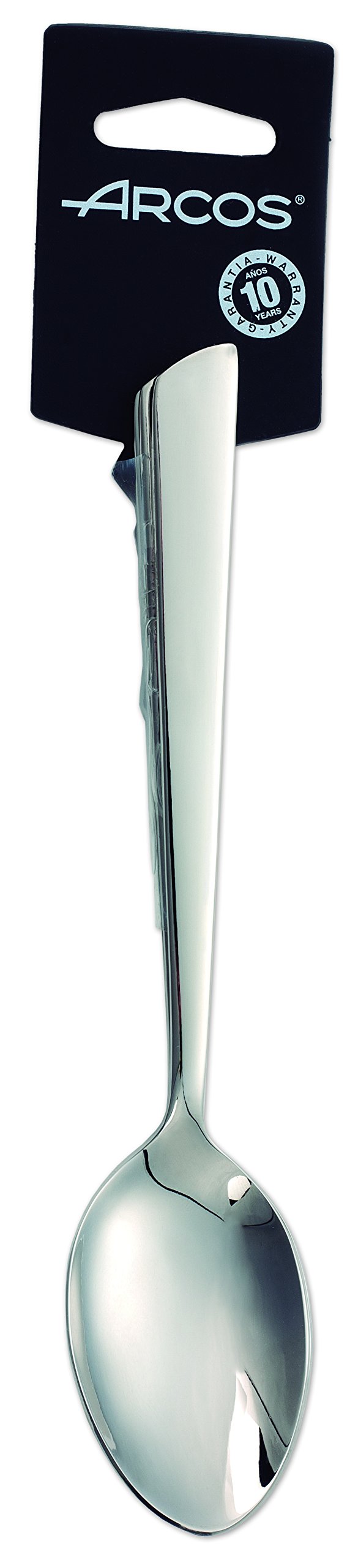 Arcos Series Toscana - Table Spoon Set (3 Spoons) - Monoblock of one Piece Stainless Steel 18/10 and 8" Silver Color