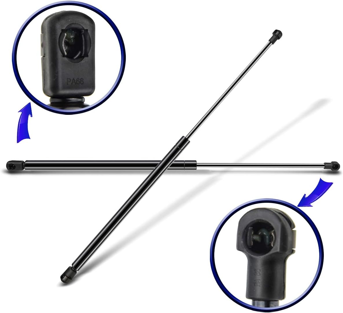 2 x Tailgate Trunk Lid Lift Support Liftgate Shock Struts