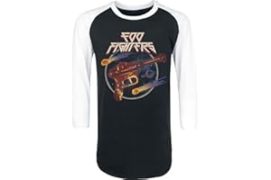 Foo Fighters Men's Ray Gun Baseball Jersey Black