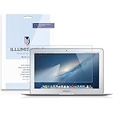 iLLumiShield &ndash; Apple MacBook Air 13" (2013) (HD) Blue Light UV Filter Screen Protector Premium High Definition Clear Film / Reduces Eye Fatigue and Eye Strain &ndash; Anti- Fingerprint / Anti-Bubble / Anti-Bacterial Shield - Comes With Free LifeTime Replacement Warranty &ndash; [1-Pack] Retail Packaging