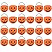 24 Halloween Mini Pumpkin Kettle Cups Trick Or Treats Plastic Buckets With Handles Goody Party Favors Supplies