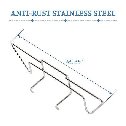 OLIGAI Stainless Steel Charcoal Rails for Weber Charcoal Grill,Indirect BBQ  Grilling Accessories for 18/22/26