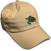 Custom Soft Baseball Hat Embroidered Dad Hat Sea Turtle A Embroidery Men & Ladies Baseball Cap Cotton