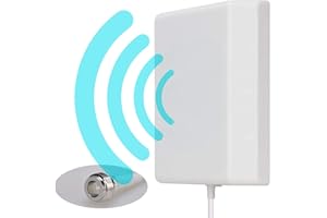 Lysignal Cell Phone Signal Booster for Home & Office Indoor Wall Mount Directional Panel Antenna for 4G LTE Voice and Data Si