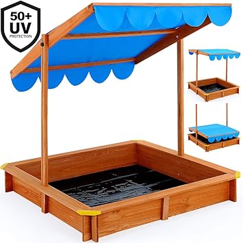 kids sandpit with lid