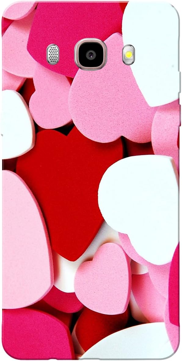 Caseria Love Sweetheart Candy Slim Fit Hard Case Cover for Samsung Galaxy J5 Duos (2016)/J5 (2016)