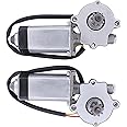 NewYall Rear Left and Right Power Window Motor for Ford Mustang Convertible 2-Door 1984-1993