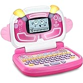 LeapFrog ABC and 123 Laptop for Preschoolers Ages 3-7 Years, Pink