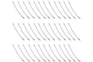 ULTECHNOVO Security Lanyard Wire Loop Anti- Wire Ropes Security Wire Lanyards for EAS Tag Loss Prevention Antishoplifting Sys