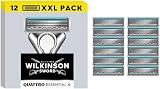 Wilkinson Sword Quattro Essential 4 For Men Sensitive Titanium Razor 12 Refills