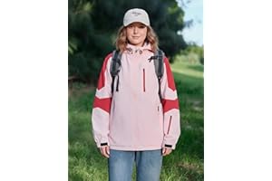 Women's Softshell Jackets Waterproof Lightweight Warm Coats for Hiking Travel Skiing Windbreaker