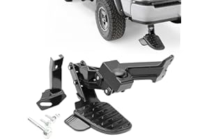 Rear Bed Step,Retractable Bed Step Bumper Step for 2019-2024 Dodge Ram 2500 3500 Truck Rear Tailgate Bedsteps Replaces 822158