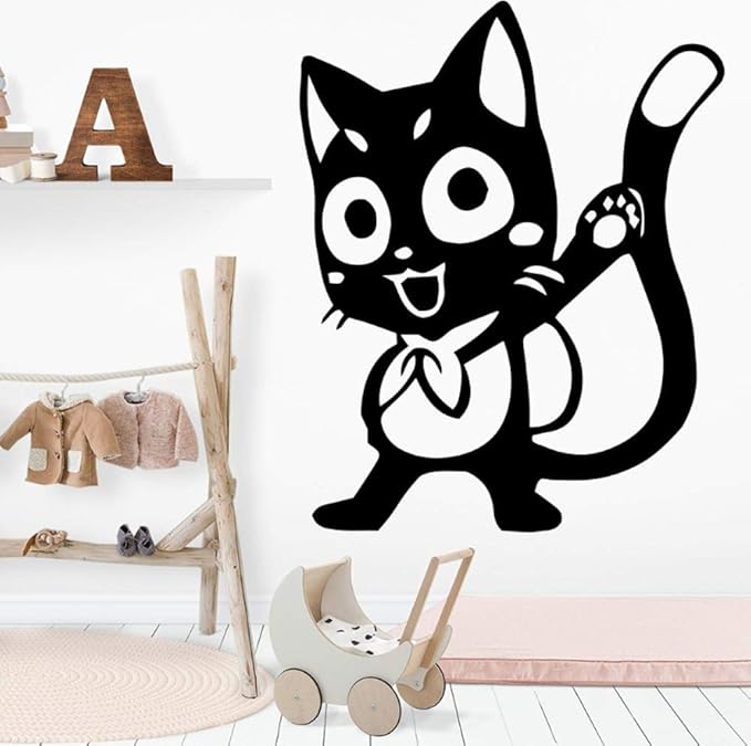 Wall Stickers Cute Cat 43X53Cm DIY Vinyl Art Sticker Livingroom Bedroom