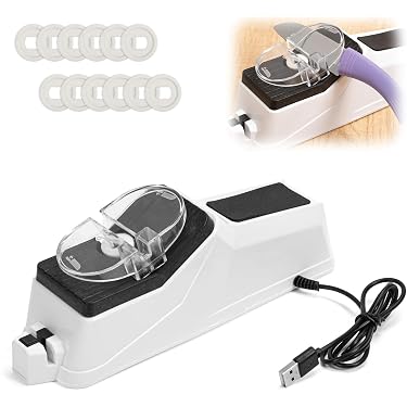 Affûteur De Poche Avec Ventouse - Pour Couteaux, Ciseaux, Outils - Acier Tungstène, Portable