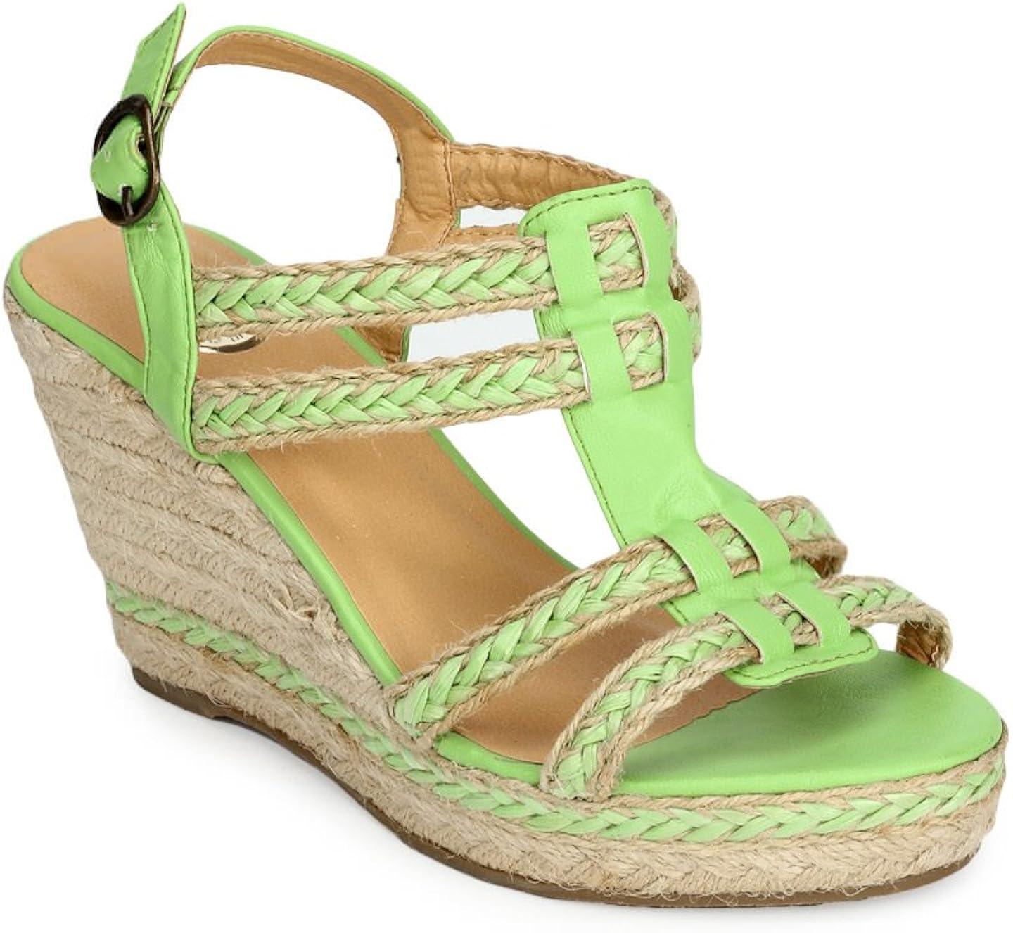 Style Tribe Women's Lime Green Wedges Amazon.co.uk Shoes & Bags