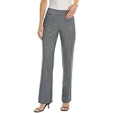 Jones New York Womens Herringbone Pull On Bootcut Pants