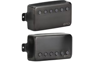 EMG JH James Hetfield Electric Guitar Pickup Set, Brushed Black Chrome