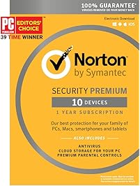 Norton Security Premium - 10 Device [Key Card]