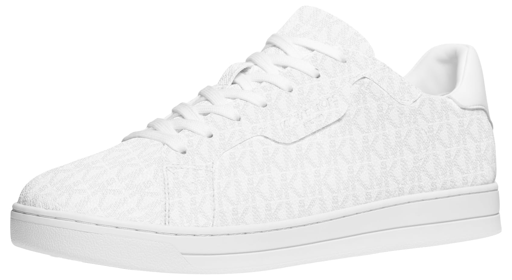 Michael Kors Men’s Keating Lace Up Sneaker, Bright White, 9.5