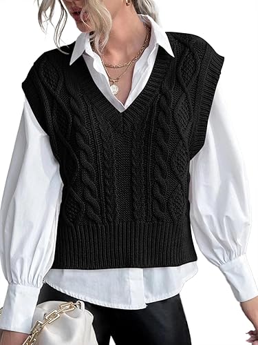 V Neck Sweater Amazon Womens Sweater Vest Aayomet Womens Sweater