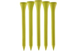 TH Golf Bamboo Golf Tees 70mm | Pack of 50 & 100 | Multiple Colour Options | Premium Durable Bamboo Golf Tees