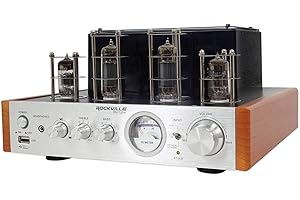 Rockville BluTube WD 70W Tube Amplifier/Home Stereo Receiver, Bluetooth, HDMI, Optical, for Audiophiles and Home Theater Enthusiasts