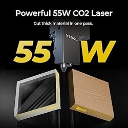 xTool P2 55W CO2 Laser Cutter, Smart Desktop CO2