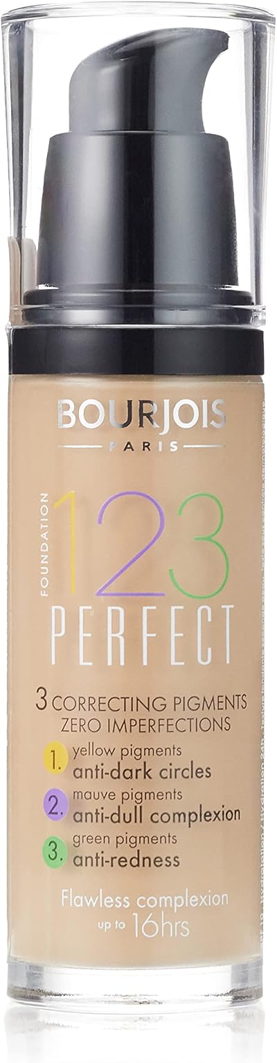 Bourjois 123 Perfect Medium Coverage Foundation 52 Vanilla 30 ml