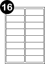 SmithPackaging A4 Self Adhesive Address Labels 99.1 x 34 mm Matte White view 2