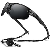 BIRCEN Polarized Sport Sunglasses for Men: UV Protection Fishing Shades for Golf Baseball Driving Motorcycle BC3065