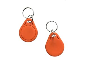 YARONGTECH 13.56MHZ ISO14443A MIFARE Classic® 1K Keyfob tag Orange color pack of 100