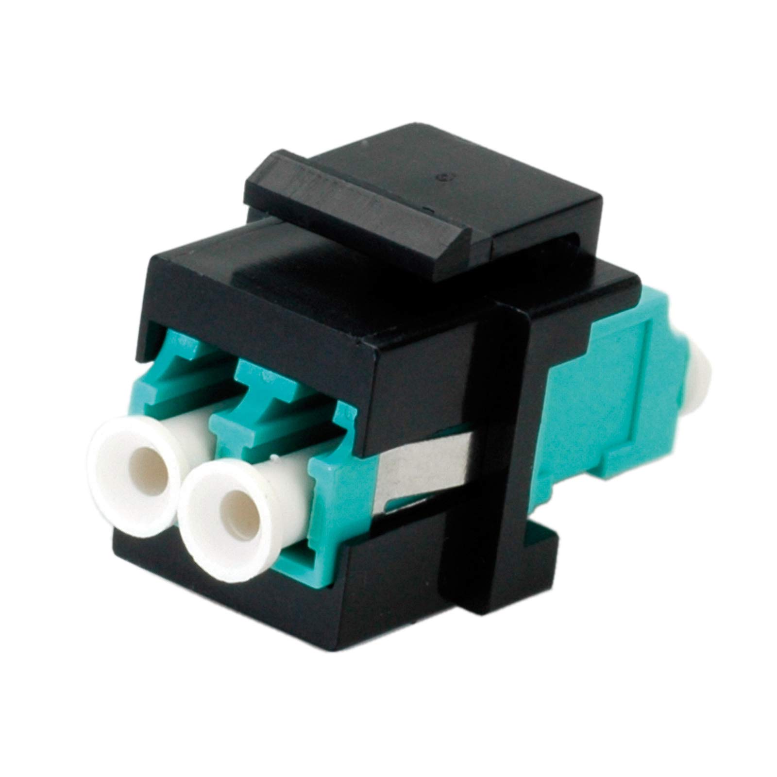 Roline Fiber Optic Keystone Jack | LC Duplex | Multimode | OM3