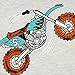 FEYG Toddler Short Sleeve Pajamas, Little Boys Motobike PJS Sets 2-7 Years Sleepwear